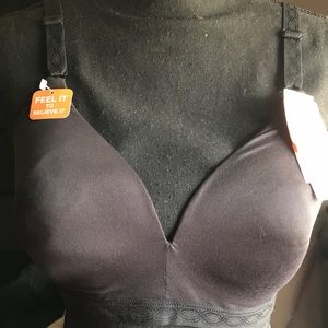 🚨B2G1 New WARNER’S Black Wireless Cloud Nine Bra